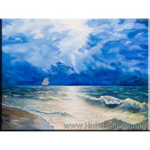 Картины море, Морской пейзаж, ART: MOR777121, , 168.00 грн., MOR777121, , Морской пейзаж картины